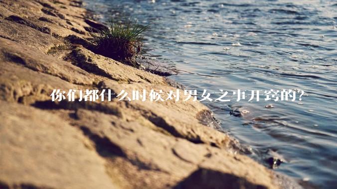 你们都什么时候对男女之事开窍的？