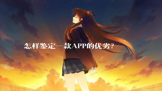 怎样鉴定一款APP的优劣？